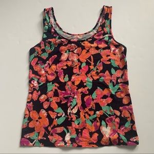 Ann Taylor Tropical Floral Tank Top